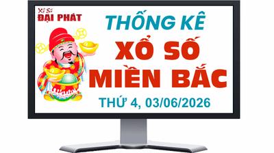 Thống Kê XSMB 03/06/2026 Thứ 4 - Phân Tích Kết Quả Xổ Số Miền Bắc 30 Ngày Gần Nhất