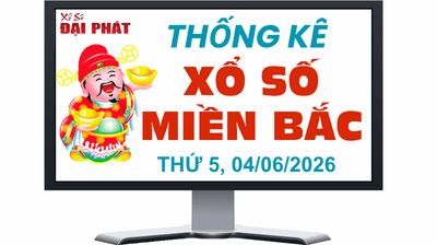 Thống Kê XSMB 04/06/2026 Thứ 5 - Phân Tích Kết Quả Xổ Số Miền Bắc Hôm Nay