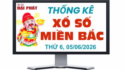 Thống Kê XSMB 05/06/2026 Thứ 6 - Phân Tích Kết Quả Xổ Số Miền Bắc 30 Ngày Gần Đây