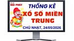 Thống Kê Xổ Số Miền Trung 24/05/2026 - Thống Kê XSMT Chủ Nhật 24/05/2026